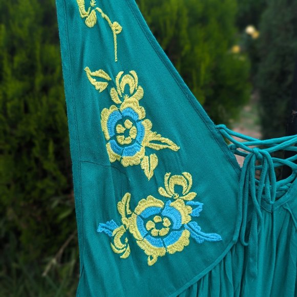 Free People Intimately Aida Slip Mint Green NWT sz lg - Picture 8 of 9